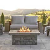 SEDONA 38" Square Concrete Propane or Natural Gas Fire Pit Table by Real Flame Concrete in Gray | 15.25 H x 38.25 W x 38.25 D in | Wayfair