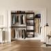John Louis Home Solid Wood Reach-In Simplicity Closet System Solid Wood in Brown | 12 D in | Wayfair JLH-533