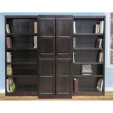 Darby Home Co Rummond 72" H x 91" W Library Bookcase Wood in Brown | 72 H x 91 W x 10.5 D in | Wayfair 71BF91E7F4104D38BC254CF5814E3750