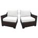 Kathy Ireland Homes & Gardens River Brook Left Arm Outdoor Sofa And Right Arm Outdoor Sofa All - Weather Wicker/Wicker/Rattan | 29.5 H x 64 W x 35.4 D in | Wayfair