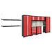 NewAge Products Bold 3.0 Series 10 Piece Cabinet Set Steel in Red | 77.25 H x 132 W x 18 D in | Wayfair 50888