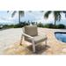 Panama Jack Outdoor Mykonos Patio Chair in White | 31.5 H x 35 W x 35 D in | Wayfair PJO-2401-WHT-LC/SU-739