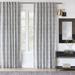 Veldman Geometric Room Darkening Rod Pocket Single Curtain Panel in Gray Thom Filicia Home Collection by Eastern Accents | 96 H in | Wayfair