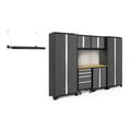 NewAge Products Bold Series 8 Piece Garage Storage Cabinet Set Steel in Gray | 77.25 H x 108 W x 18 D in | Wayfair 50694