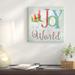 The Holiday Aisle® 'Candle Joy' Textual Art Print on Canvas in Green | 16 H x 16 W x 1 D in | Wayfair 3194057324584ABF895DD1FC6C86239B