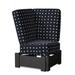 Winston Porter Cherin Patio Chair w/ Cushions Plastic in White | 38.5 H x 34.5 W x 34.5 D in | Wayfair 6827D37DD76047D79B362FEF11CE7F22