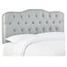 Skyline Furniture Panel Headboard Upholstered/Cotton in Gray | 51 H x 62 W x 4 D in | Wayfair 742NB-PWSHNSLV