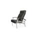 Red Barrel Studio® Hinch Recliner Patio Chair w/ Cushions in White | 43 H x 28.25 W x 34.5 D in | Wayfair 4BDF731CD37C4D23994EFFB21C6F8313