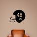 Winston Porter Football Helmet Wall Decal Vinyl in Black | 20 H x 24 W in | Wayfair 27B5626D21A5458BB0F08FED9FADEB95