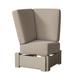 Winston Porter Cherin Patio Chair w/ Cushions Plastic in Brown | 38.5 H x 34.5 W x 34.5 D in | Wayfair B940BDED53E94DF5971A3E57A0367B80