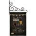 Breeze Decor Don't Wine, Just Drink It Happy Hour & Drinks Wine 2-Sided Burlap 19 x 13 in. Garden Flag in Black | 18.5 H x 13 W x 0.1 D in | Wayfair