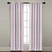 Latitude Run® Kazik 100% Cotton Striped Room Darkening Rod Pocket Single Curtain Panel 100% Cotton in Pink | 108 H in | Wayfair