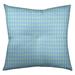 Latitude Run® Avicia Geometric Throw Pillow Polyester/Polyfill blend in Green/White/Blue | 30 H x 30 W x 7 D in | Wayfair