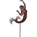 Gracie Oaks Allaryce Metal Mermaid Garden Stake Metal | 12 H x 2 W x 1 D in | Wayfair 354BA08CD069471F86ED45D4A3D2EDEC