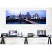 Ebern Designs Panoramic Bridge across a Lake, Town Lake, Colorado River, Austin, Texas Photographic Print on Canvas Canvas | Wayfair