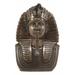 World Menagerie Adelone Model Cobra & Vulture Mask of Pharaoh Egyptian King Tut Bust Resin in Brown/Gray | 6.25 H x 4.75 W x 4.5 D in | Wayfair