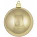 The Holiday Aisle® (200mm) Ornament Commercial Grade Shatterproof Plastic Ball Ornaments Plastic in Yellow | 8 H x 8 W x 8 D in | Wayfair