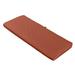 Arlmont & Co. Ayvion Outdoor Seat Cushion Polyester in Red | 3 H x 48 W x 18 D in | Wayfair F7C2501D54C04ACEA4322ABCD36F537E