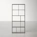 AllModern Dune Etagere Bookcase, Steel in Black | 77 H x 34.5 W x 12 D in | Wayfair 31B55D503B1E4F15BDD45E007109F1D6