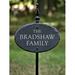 August Grove® Vickrey 3-Line Garden Sign Stone in Black | 6.5 H x 11 W x 0.375 D in | Wayfair 2EF78DF67EF74240BAD51188E0D9364B