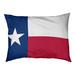 Tucker Murphy Pet™ Burien Texas Flag Designer Pillow Fleece, Polyester in Red | 14 H x 42.5 W x 32.5 D in | Wayfair