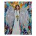 East Urban Home Angel w/ Sunflowers Soft Sherpa Blanket Microfiber/Fleece/Microfiber/Fleece | 68 W in | Wayfair 4143D45A67C24B9BB02619C09E8462E4