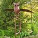 Rosalind Wheeler Gillis Metal Flying Owl Garden Stake Metal | 81 H x 62 W x 33 D in | Wayfair ECD97B6700B44625B25CF666F55AFE4F