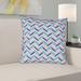 Latitude Run® Avicia Chevron Throw Pillow Cover Polyester in Pink/Blue | 14 H x 14 W in | Wayfair FB57B8BCC1E74949BF7057C12BB4D790