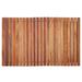 Symple Stuff Bednar Teak String Rectangle Wood Bath Rug in Brown | 0.5 H x 19.6 W in | Wayfair C7E7FB0222F846F3B6ED0BEC6B411A6E