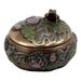 Rosalind Wheeler Zen Frog Sitting on Lily Pad Jewelry Box, Wood in Brown | 2.75 H x 3.75 W x 3.75 D in | Wayfair E701CEFC76394D78AB97DC71BC7BBD69