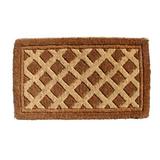 August Grove® Verrill Diamonds 30 in. x 18 in. Non-Slip Outdoor Door Mat Coir | 18 W x 30 D in | Wayfair 23DCB4F9DC92437A804F148CE4EDF1D4