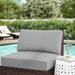 Sol 72 Outdoor™ Waterbury Outdoor Cushion Cover Acrylic in Gray/Brown | 6 H in | Wayfair 8A90D10EBE6A4B26A1C76BDD26CFB791