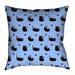 Latitude Run® Avicia Indoor/Outdoor Throw Pillow Polyester in Blue | 16 H x 16 W x 3 D in | Wayfair 4069AAC23DA84A88995467141E242A26