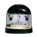 The Holiday Aisle® Friendly Folks Cartoon Caricature Female Music Host Snow Globe Plastic | 4 H x 4 W x 3 D in | Wayfair