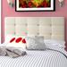 Red Barrel Studio® Radiya Panel Headboard Upholstered/Polyester in Brown | 78 W x 2 D in | Wayfair EDE60AF0F37B44FEBF24AF3AA909A36D