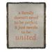 East Urban Home Handwritten Family Love Quote Cotton Woven Blanket Cotton in Gray | 37 W in | Wayfair BD980C24FC474A168E8C41E66993E1C1