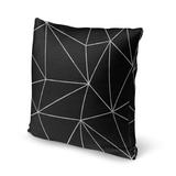 Etta Avenue™ Triston Square Pillow Cover & Insert Polyester/Polyfill blend in Gray | 18 H x 18 W x 5 D in | Wayfair