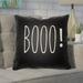 The Holiday Aisle® Hesser Indoor/Outdoor Throw Pillow Polyester/Polyfill blend in Black | 20 H x 20 W x 4 D in | Wayfair