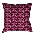 Latitude Run® Avicia Square Throw Pillow Cover & Insert Metal in Pink | 40 W in | Wayfair 07C3C1941FFF4F3994F410AC89156AC3