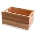 August Grove® Storage Solid Wood Crate Solid Wood in Brown | 6.5 H x 13.75 W x 8.85 D in | Wayfair 936E2230D2BB418E94DD38BE2DA3CB52