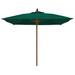 Arlmont & Co. Maria 6' Square Market Umbrella, Wood in Brown | Wayfair 2715E986E5424EDC8683756513368250