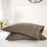 Latitude Run® Cobleskill Luxury Ultra Soft Pillowcase Microfiber/Polyester in Brown | King | Wayfair E52A773CF06841C7909A5542EF4A6B18