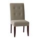 Wildon Home® Baumgardner Tufted Upholstered Side Chair Upholstered, Solid Wood in Red/Brown | 40 H x 19.5 W x 25.75 D in | Wayfair
