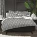 Wrought Studio™ Pennrock Coverlet Set Polyester/Polyfill/Microfiber in Gray | Super King Coverlet + 2 Shams | Wayfair