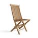 Arlmont & Co. Buntingford Folding Teak Patio Dining Chair Wood in Brown | 39 H x 18 W x 20 D in | Wayfair E42C6E9181684A2B8E424641FA31C7E6