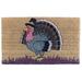 The Holiday Aisle® Kemper Turkey 30 in. x 18 in. Non-Slip Outdoor Door Mat Coir in Black/Brown | Wayfair E6F96846696647F896C7501CE5868F4C