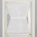 Wayfair Basics® Sheer Rod Pocket Door Curtain Panel Polyester in White | 72 H in 18A156992A63459589D41A83AA3553E4