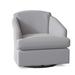 Armchair - Three Posts™ Alessa Upholstered Swivel Rocker Armchair Fabric in Black/Brown | 30 H x 31 W x 31.5 D in | Wayfair 2567-1-21553B