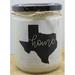 Gracie Oaks Texas State Orange Clove Scented Jar Candle Paraffin in Black | 4.25 H x 3.25 W x 3.25 D in | Wayfair 6ADF87C8D1E0481AB22CE58BEEE552CA