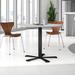 Latitude Run® Ithzel Round Marble Breakroom Table Metal/Marble in Black | 29.5 H x 31.5 W x 31.5 D in | Wayfair BC6A3F2BC99C48E8B4C123E906B8523C